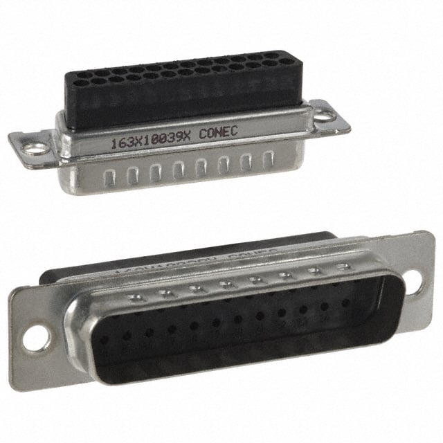 163X10039X Conec  Alloggiamenti per connettori D-Sub a forma di D